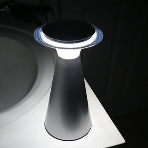 Uline Silver LED Touch-Top Lamp Set (2)